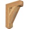 Ekena Millwork Traditional Craftsman Rough Sawn Bracket, Western Red Cedar, 4"W x 16"D x 20"H BKT04X16X20TRA04RWR - alternate 1